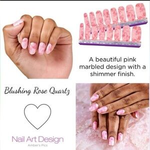 NWT Color Street “Blushing Rose quartz” sets